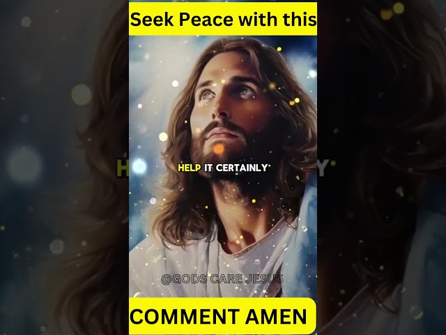 Seek Peace with this Holy Spirit Prayer 🌟 #shorts #JESUS #god