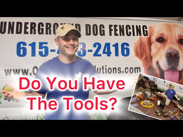 How to install an Underground Dog Fence / What Tools Will You Need? / In-Ground Invisible Dog Fence