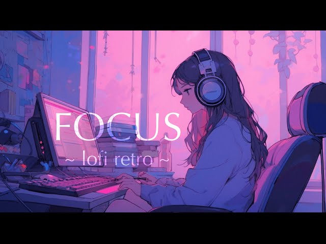 ≽༏≼ Ｒｅｔｒｏ ≽༏≼  Concentration Synthwave  Music for Focus | Chill Beats to Study to