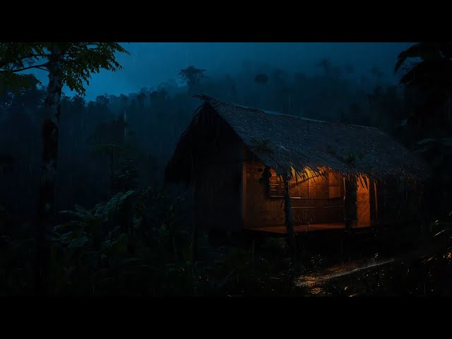 Soft Rain in the Forest | Nature Sounds with Rainfall for a Restful Night