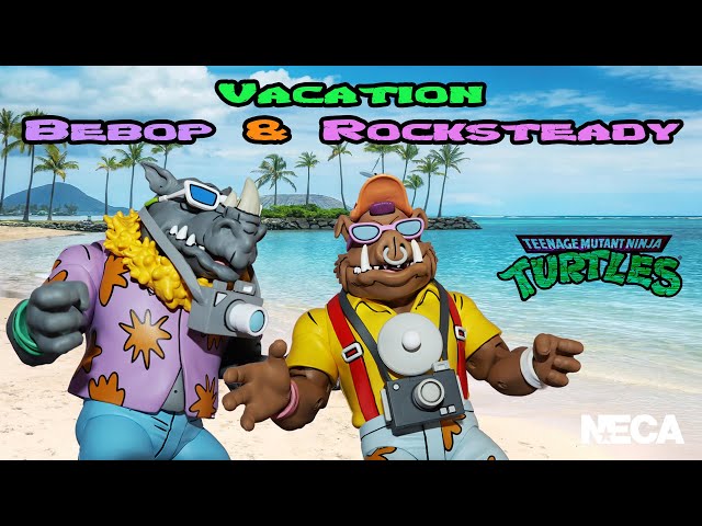 NECA Bebop & Rocksteady Vacation 2 Pack Review | Teenage Mutant Ninja Turtles