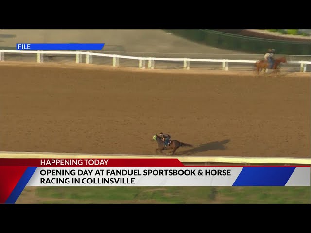 Opening day at FanDuel Sportsbook and Horse Racing in Collinsville