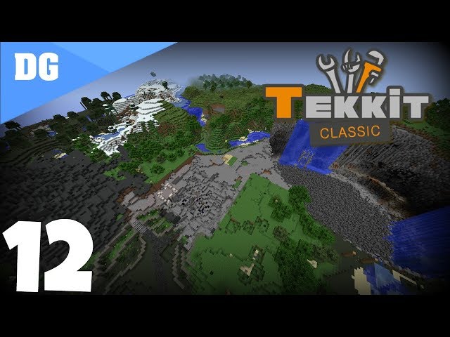 Minecraft Tekkit Classic - Episode 12 - "THE BIG DIG!!!" | Modded Singleplayer Survival