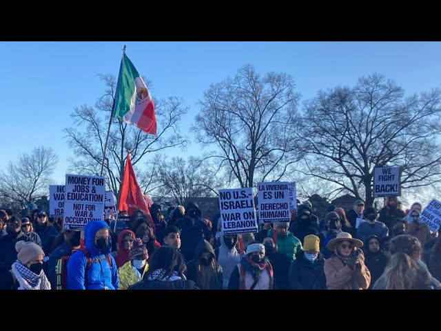 15+ Local Organizations Gather in the Cold To Express Political Discontent- Moores Square Raleigh NC