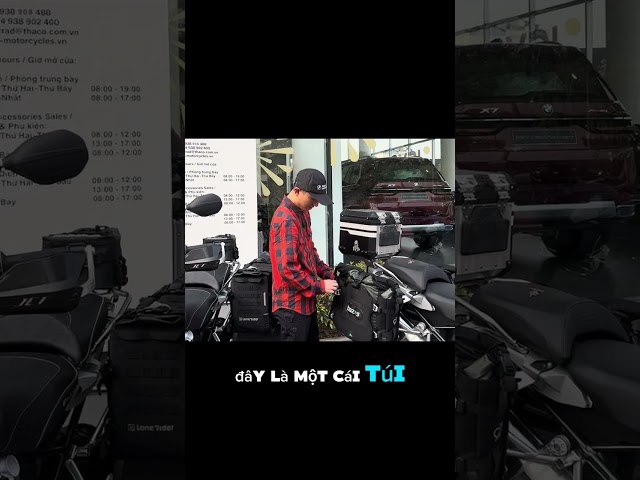 Túi mềm so sánh với thùng mềm trên BMW GS và GSA