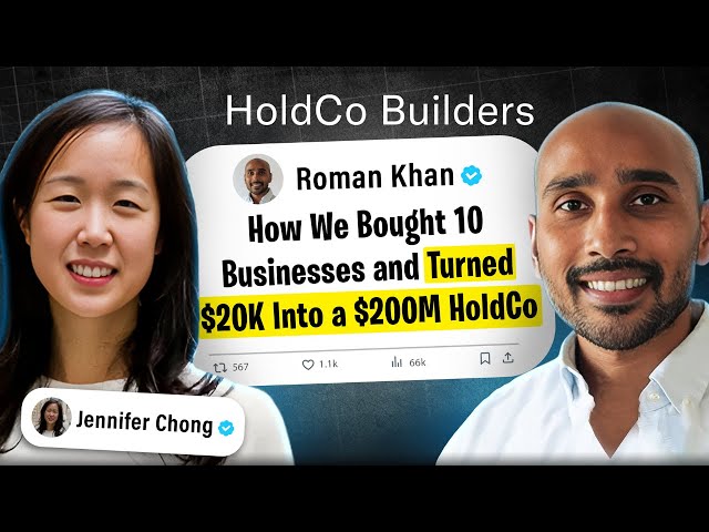 How We Bought 10 Businesses and Turned $20K Into a $200M HoldCo | Roman Khan Interview