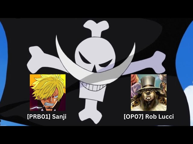 [PRB01] Sanji (Whitebeard Version) VS [OP07] Lucci One Piece TCG Game Play OP09 Meta