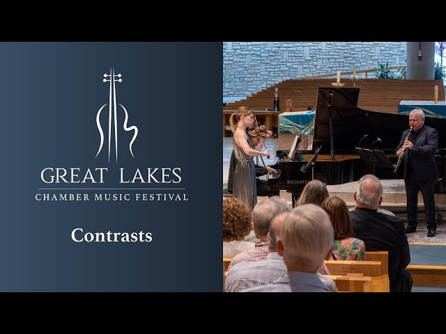 Bartok - Contrasts, BB 116, Sz 111 | Great Lakes Chamber Music Festival 2024