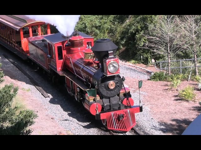 Walt Disney World Railroad 4-6-0 Walter E Disney No. 1, 2-6-0 Lilly Belle No. 2, 2-8-25