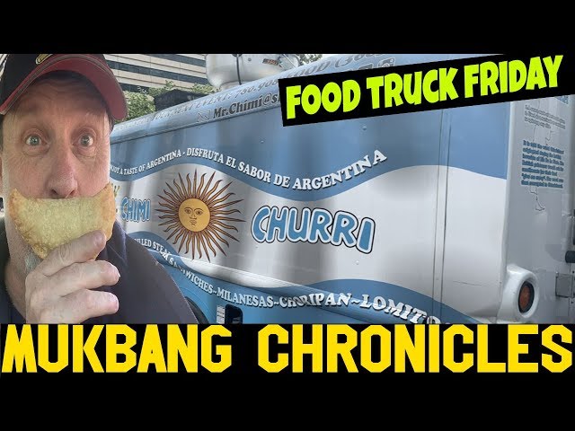 Trying Authentic Argentina Street Food Truck  Review Mukbang Edmonton YEG