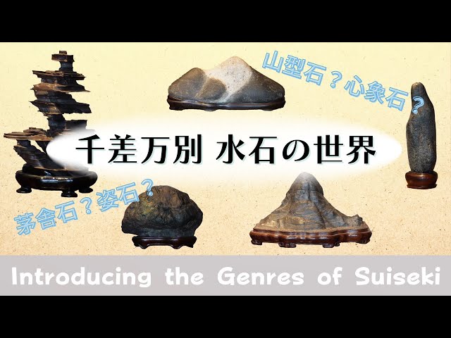 Introducing the Genres of Suiseki - The Profound World of Suiseki -