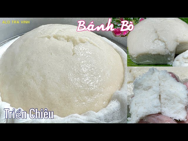 Tìm được bí quyết để BÁNH BÒ XỐP Ngày Xưa Nhanh Dễ Cực Ngon - Steamed rice cake