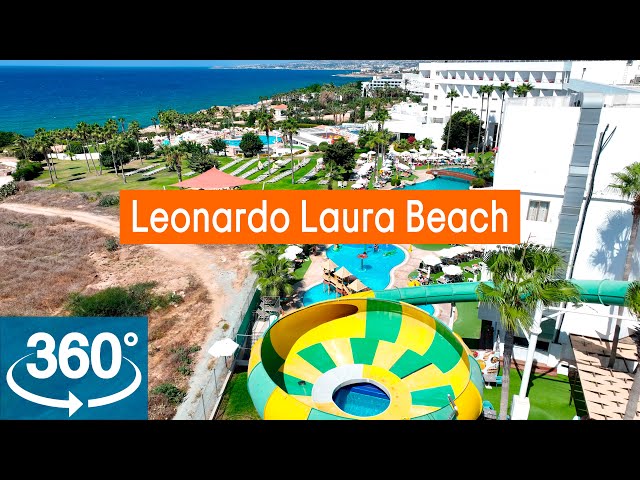 Leonardo Laura Beach: VR 360° Drone Review Based on TripAdvisor. Cyprus