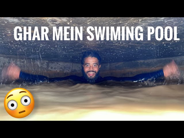 mere Ghar mein swimming pool aur mujhe pata hi Nahin 😳 | syed Fahad | the fun fin |