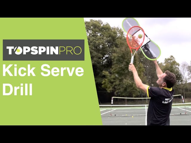 TopspinPro | Kick Serve Drill (left-handed)