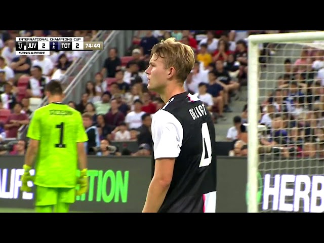 Matthijs De Ligt DEBUT vs Tottenham   HD 1080i 21 07 19 English Commentary