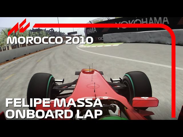 F1 2010 Marrakech | Felipe Massa Onboard | #assettocorsa