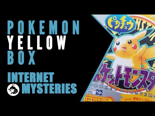 Internet Mysteries: Mysterious Message in the Pokemon Yellow Box