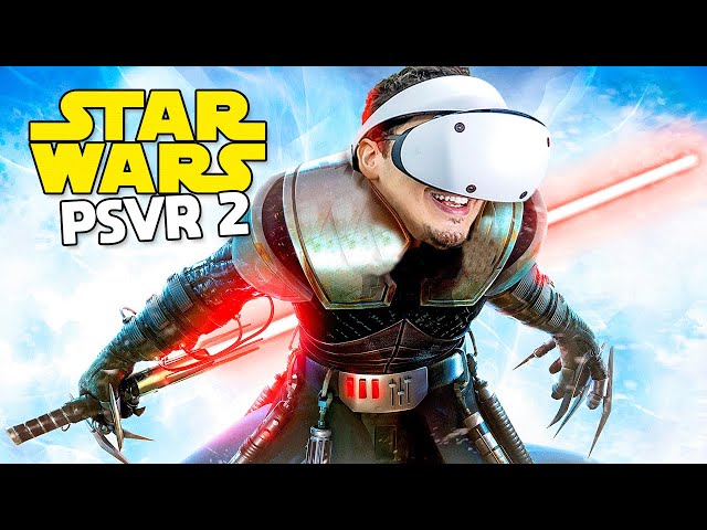 Joguei STAR WARS em REALIDADE VIRTUAL (PSVR 2)