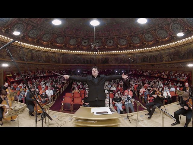 W. A. Mozart - Symphony No. 40 (360 degree video)/Romanian Chamber Orchestra&Cristian Măcelaru