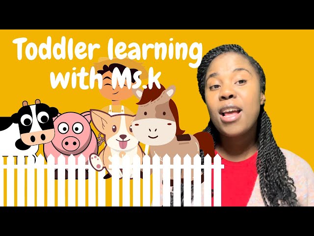 Learn Animals with Ms.k -Fun Songs,abcs, learning videos