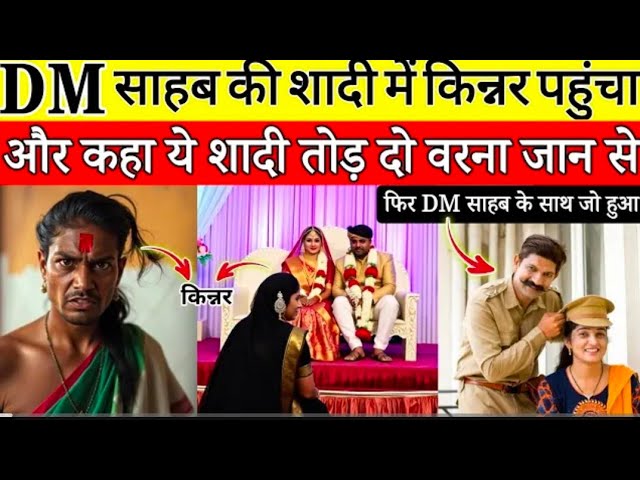 DM साहब की शादी में पहुंचा किन्नर तो शादी में मचा ऐसा हड़कंप #hindi_kahani