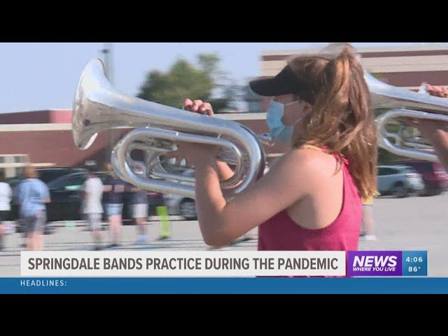 Har-Ber Band Practicing Even Though They Likely Won't Get to Compete