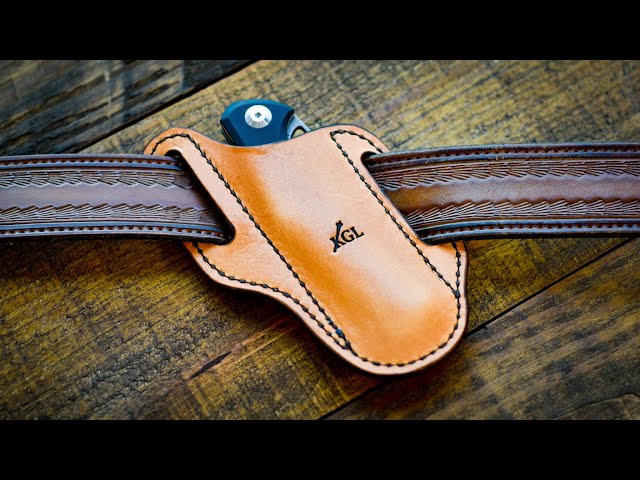 Making A Leather Pancake Sheath - Leather Craft