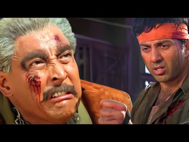 अभी भोक कुत्ते - Sunny Deol - Climax Scene - Ghatak Hindi Movie Best Scene