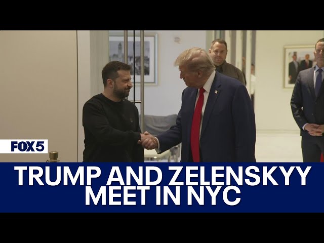 Trump and Zelenskyy meet in New York