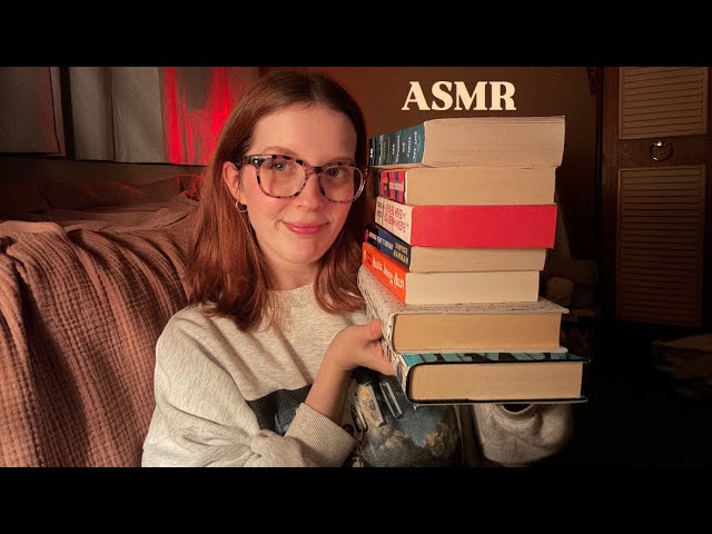 ASMR bookshelf collection Part 1 ❤️