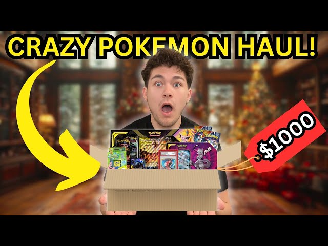 I WAS ON THE NICE LIST! Insane $1000 POKEMON Holiday Haul & CRAZY PULL!