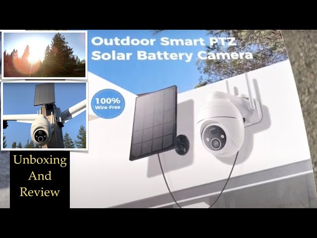 Aomeisi Solar Powered Security Camera Unboxing and Review [AOMEISI Security Camera Review]