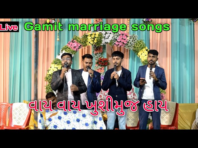 Gamit marriage song || vaay vaay khusimuj hay vaay vaay naraju me haay || Daniel valvi - 9773201448