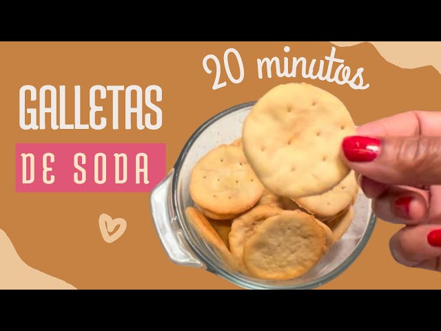 Como hacer Galletas de Soda en 20 minutos #Galletasdesoda #Galletascubanas #Cubancrackers