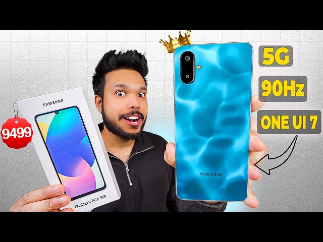 Best 5G Smartphone Under 10,000 - Samsung Galaxy F06 5G.