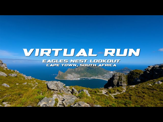 Virtual Run: Eagles Nest Lookout To Silvermine Dam, Cape Town | Treadmill Running Scenery