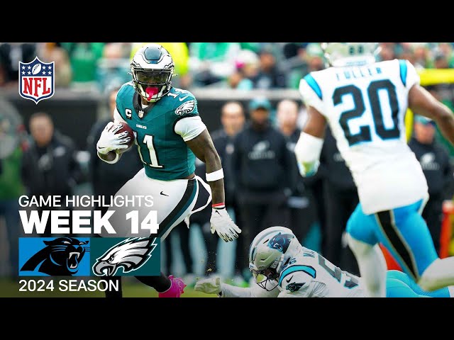 Carolina Panthers vs. Philadelphia Eagles | 2024 Week 14 Game Highlights