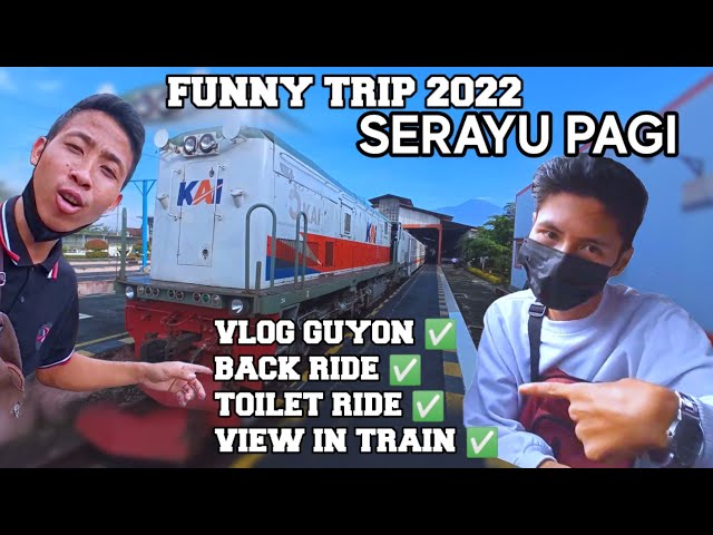 Terbaru TOILET RIDE‼️Trip Purwokerto Tasikmalaya Backride Kereta Api Serayu Pagi Full Time