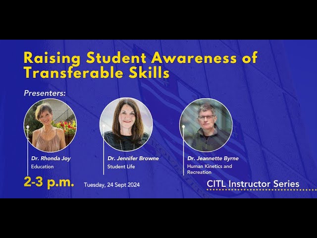 Raising Student Awareness of Transferable Skills