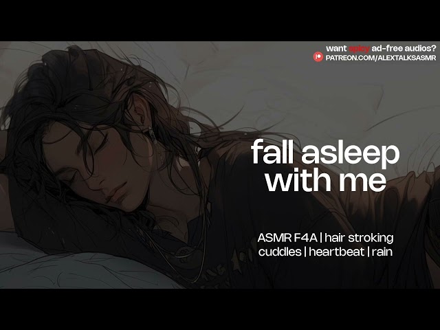 ᡣ𐭩[F4A]ᡣ𐭩 Rainy cuddles with your tomboy girlfriend [realistic sleep sounds] [heartbeat] [rambles]