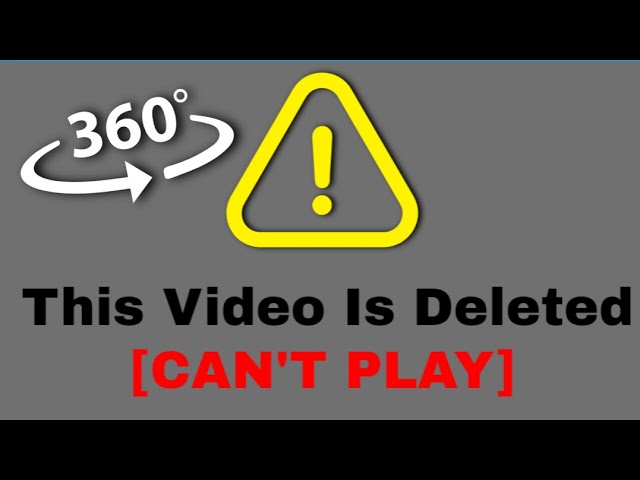 360 VR Video [This video is removed]