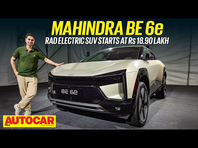 Mahindra BE 6e - Curvv EV rival with 286hp! | First Look | Autocar India