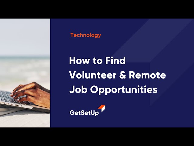 How to Find Volunteer & Remote Job Opportunities, Classes designed for older adults