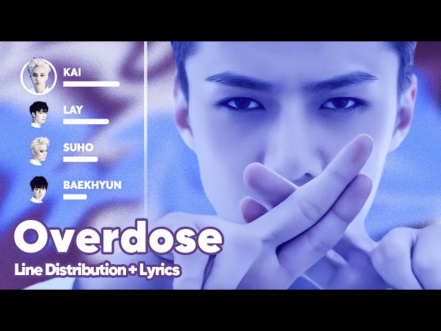 EXO - Overdose (중독 ) (Line Distribution + Lyrics Karaoke) PATREON REQUESTED