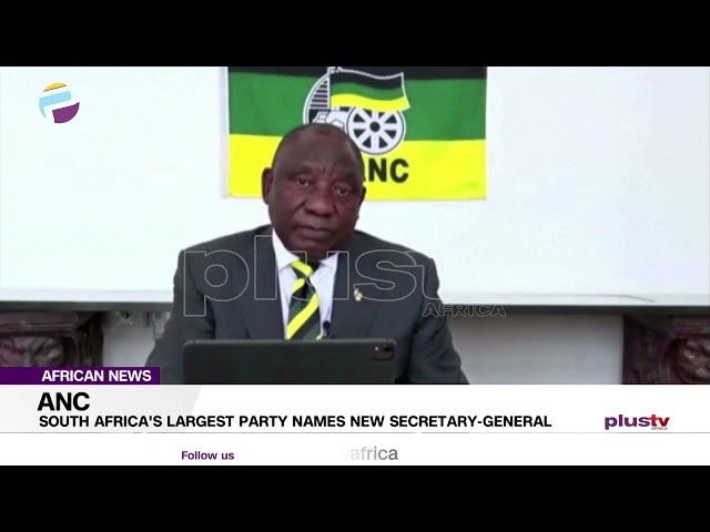 South Africa's Largest Party ANC Names New Secretary General | AFRICAN