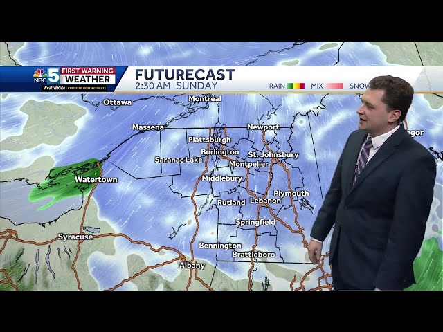 Video: Tracking two rounds of light snow this weekend (12-06-24)