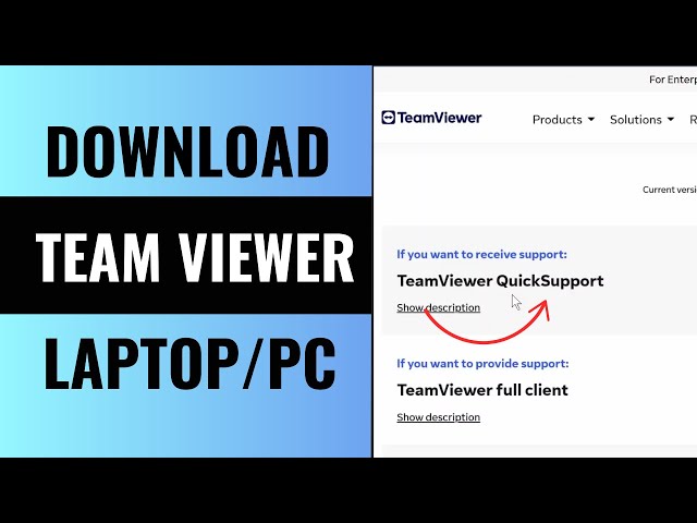 How to Download Team Viewer in Laptop/PC