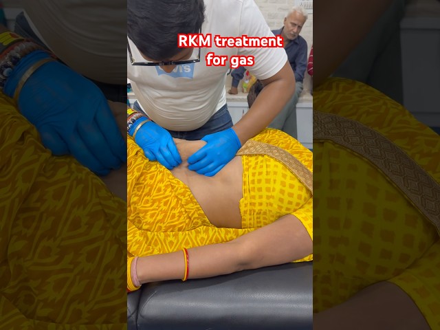 RKM treatment for gas. #rkm #drrajneeshkant #worldfamouschiropractor