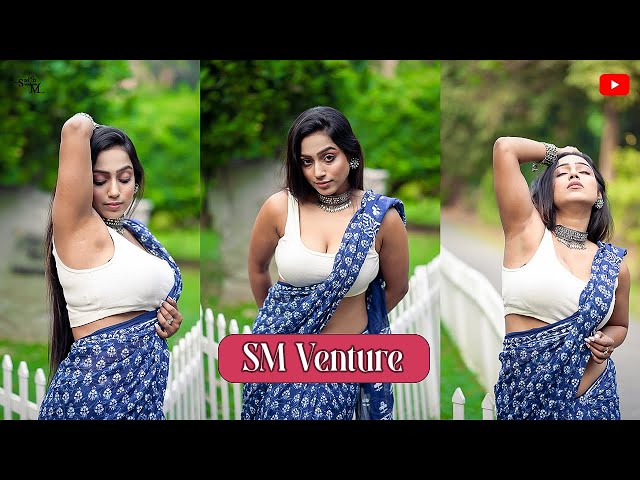 BONG BEAUTY IN OUTDOOR FEAT.PRIYANKA | SAREE FASHION VLOG | SM VENTURES | 2024